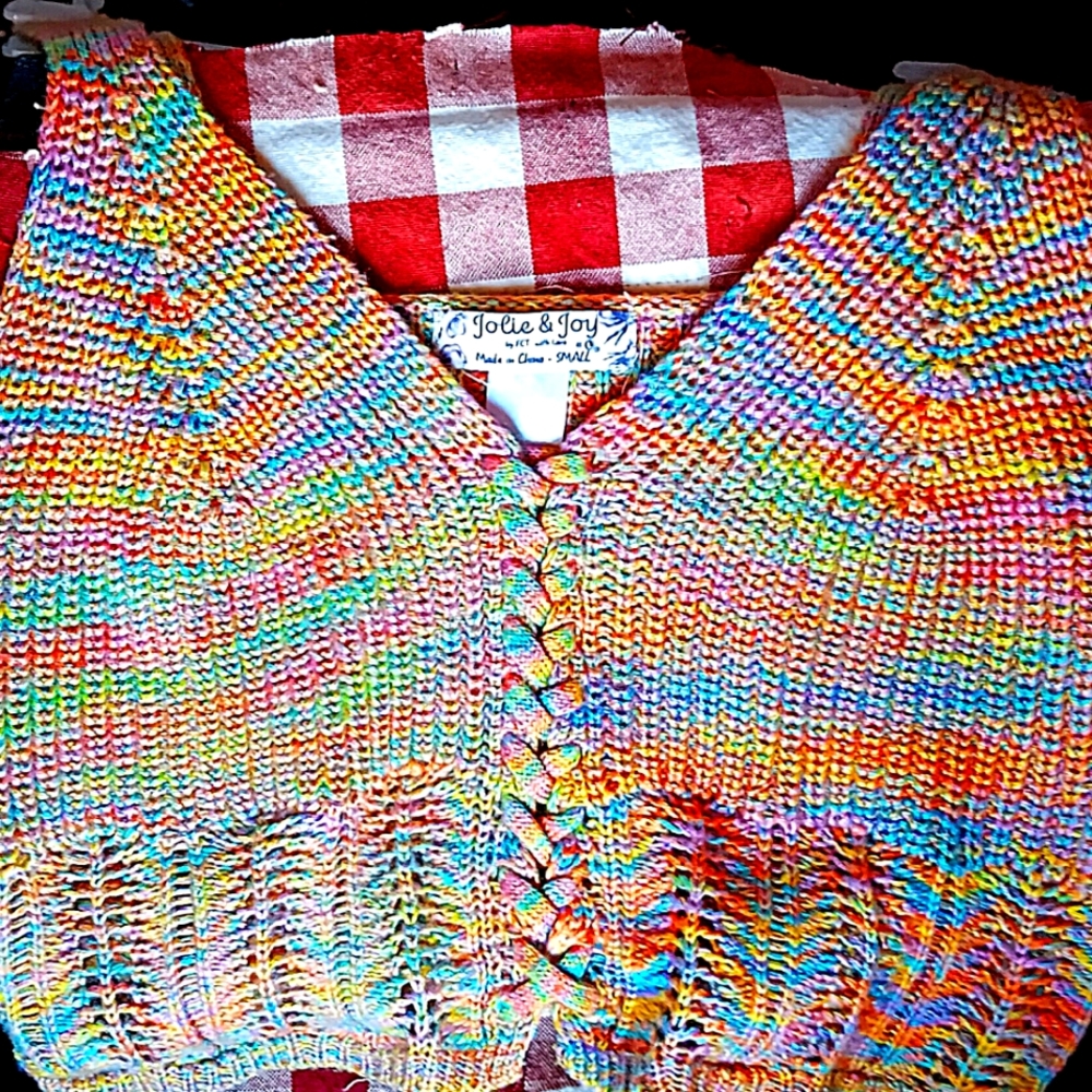 Knitted crop top tank